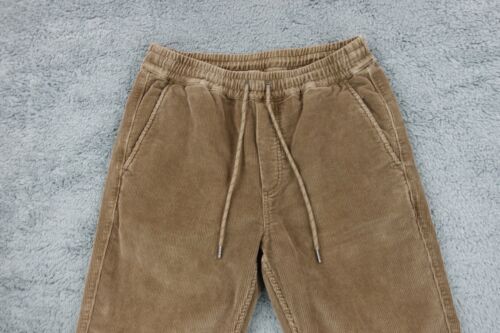 Pantalones Faherty Hombres Medianos Marrón Pana Elastizados Cintura Elástica Cordón Bolsillos - Imagen 2 de 18