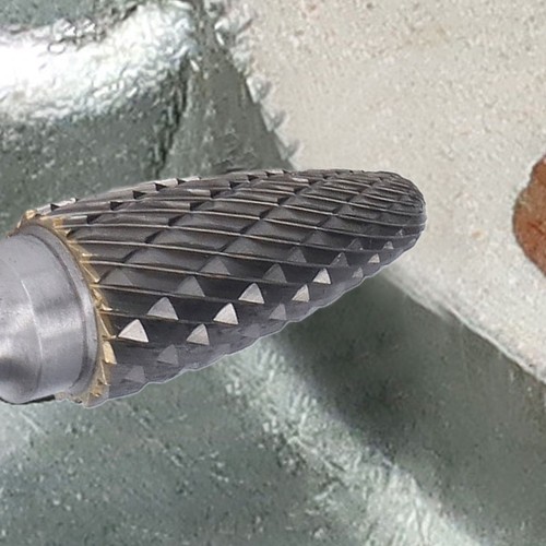 Double Cut Burrs File FX1225 Double Cut Burrs File YG8 Alloy Arc Round Head - Picture 9 of 12