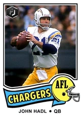 ACEO JOHN HADL SAN DIEGO CHARGERS CUSTOM HAND MADE ART CARD