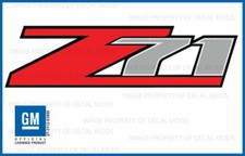 07-13 Chevrolet Silverado Z71 decals 1500 2500 GM stickers Chevy Bed Side FG9D0