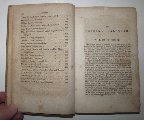 HENRY ST CLAIR United States Criminal Calendar Awful Warning 1835 Horrid Murders - Picture 4 of 5