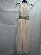 Xtraordinary special occasion elegant light pink dress, girl size 12