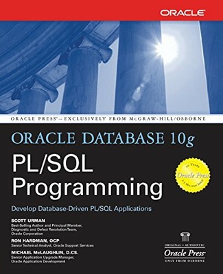 Oracle Database 10g PL/SQL Programming (Oracle by McLaughlin, Michael 0072230665