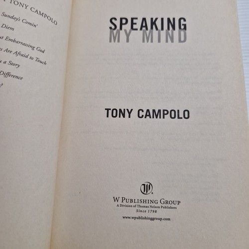 Speaking My Mind, 20 Hot Potatoes Christians Are Afraid To Touch By Tony Campolo - Picture 11 of 12