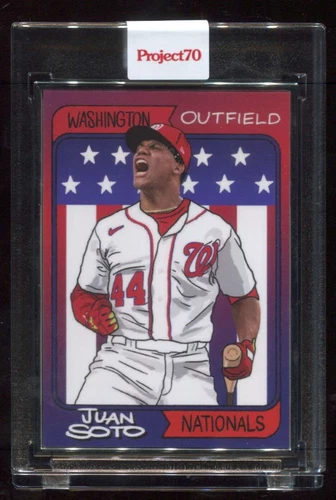 TOPPS PROJECT 70 SILVER ARTIST PROOF 520 JUAN SOTO by SOPHIA CHANG 12/51