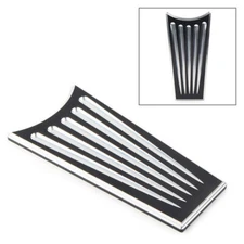 Black Aluminum Dash Insert Cover For Harley Electra Glide Tour Road Glide 89-07