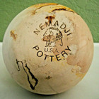 NEMADJI Pottery- U.S.A.-4 1/2"-Wide-Swirl Design-1" Opening-Unique & Rare — photo 2