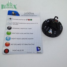 Heroclix Justice League: Trinity War set Catwoman 002 Common figure w/card 