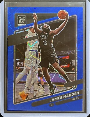 James Harden - 2021-22 Donruss Optic - Blue Velocity #106