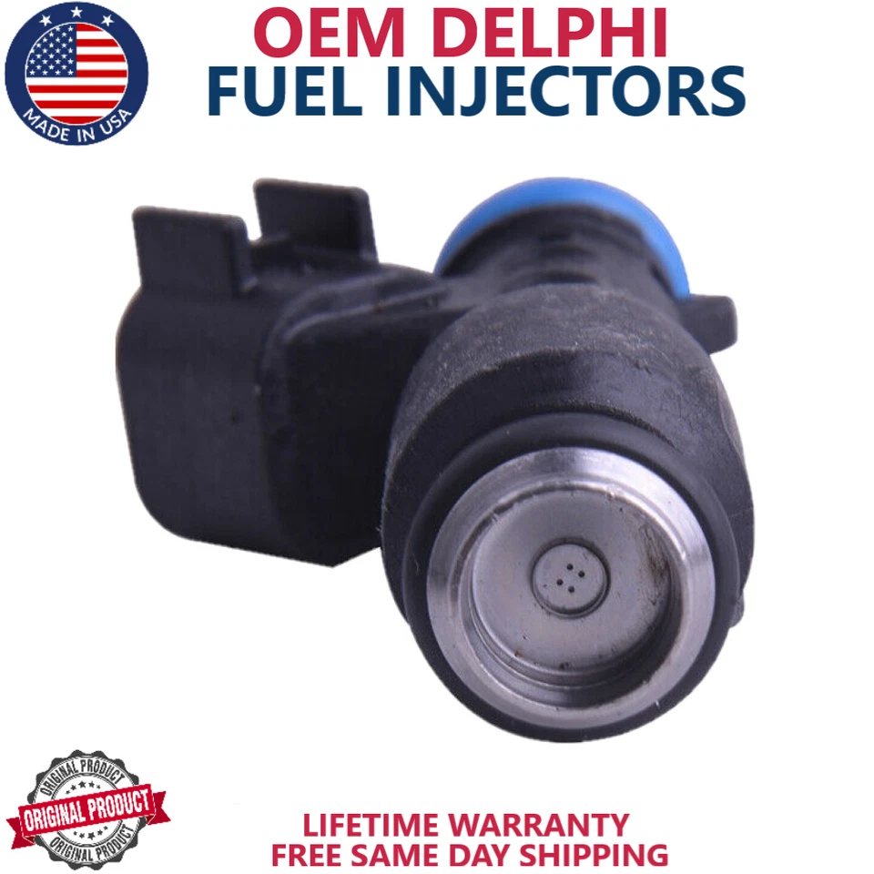 x4 OEM DELPHI FUEL INJECTORS FOR 2005-2010 Chevrolet Cobalt 2.2L I4 #12582219 - Image 3 of 3