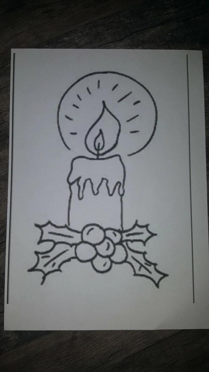 Malvorlagen Kerzen Weihnachten