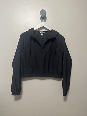 New Black Billabong Wind Down Crop Jacket M.