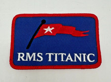 RMS Titanic Patch - Pre-Owned ... Never used .... Blue Red