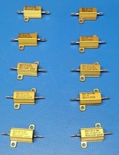  LOT of 10  Dale RH-5, 35 Ohm, 1 , 5 Watt Power Resistor