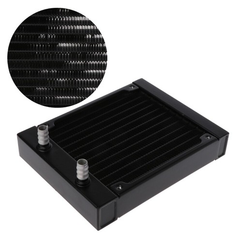 Radiateur Ordinateur Portable 12 Tuyaux Aluminium Échangeur de Chaleur Liquide Refroidissement Dissipateur de Chaleur pour CPU - Photo 6/7