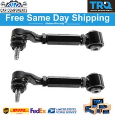 TRQ Rear Adjustable Upper Control Arm Driver Passenger Set For 1999-2008 Honda