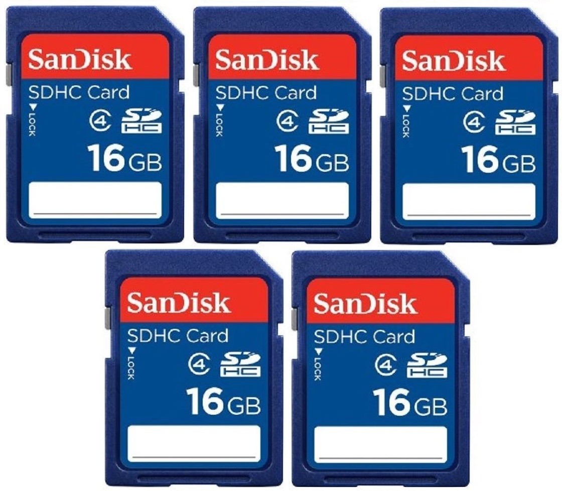 SanDisk 16GB 32GB 64GB SD SDHC Class 4 SDSDB Flash Memory Camera