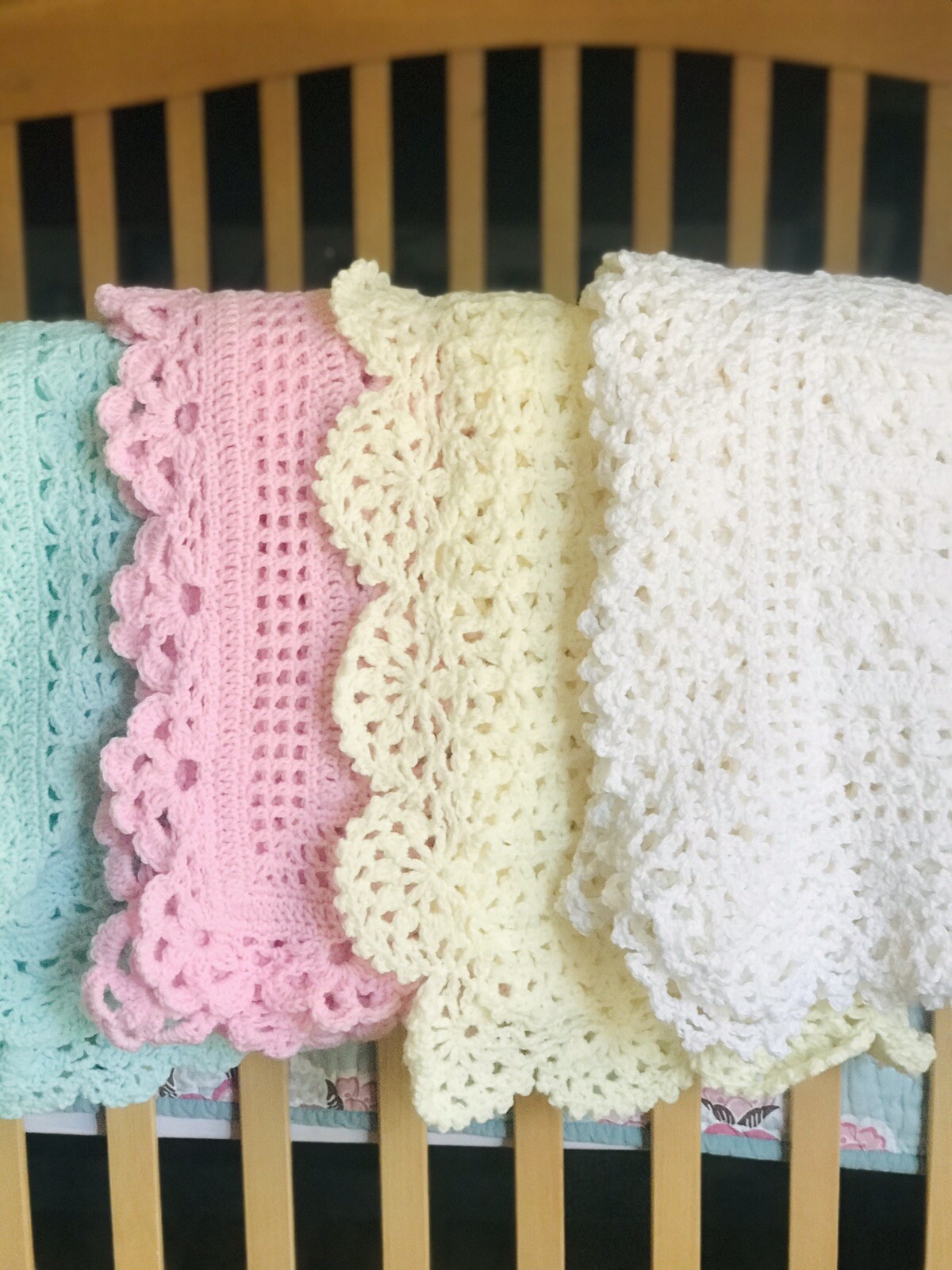 Homemade Hand Knitted Baby Blanket With Hat And Booties Set Newborn eBay