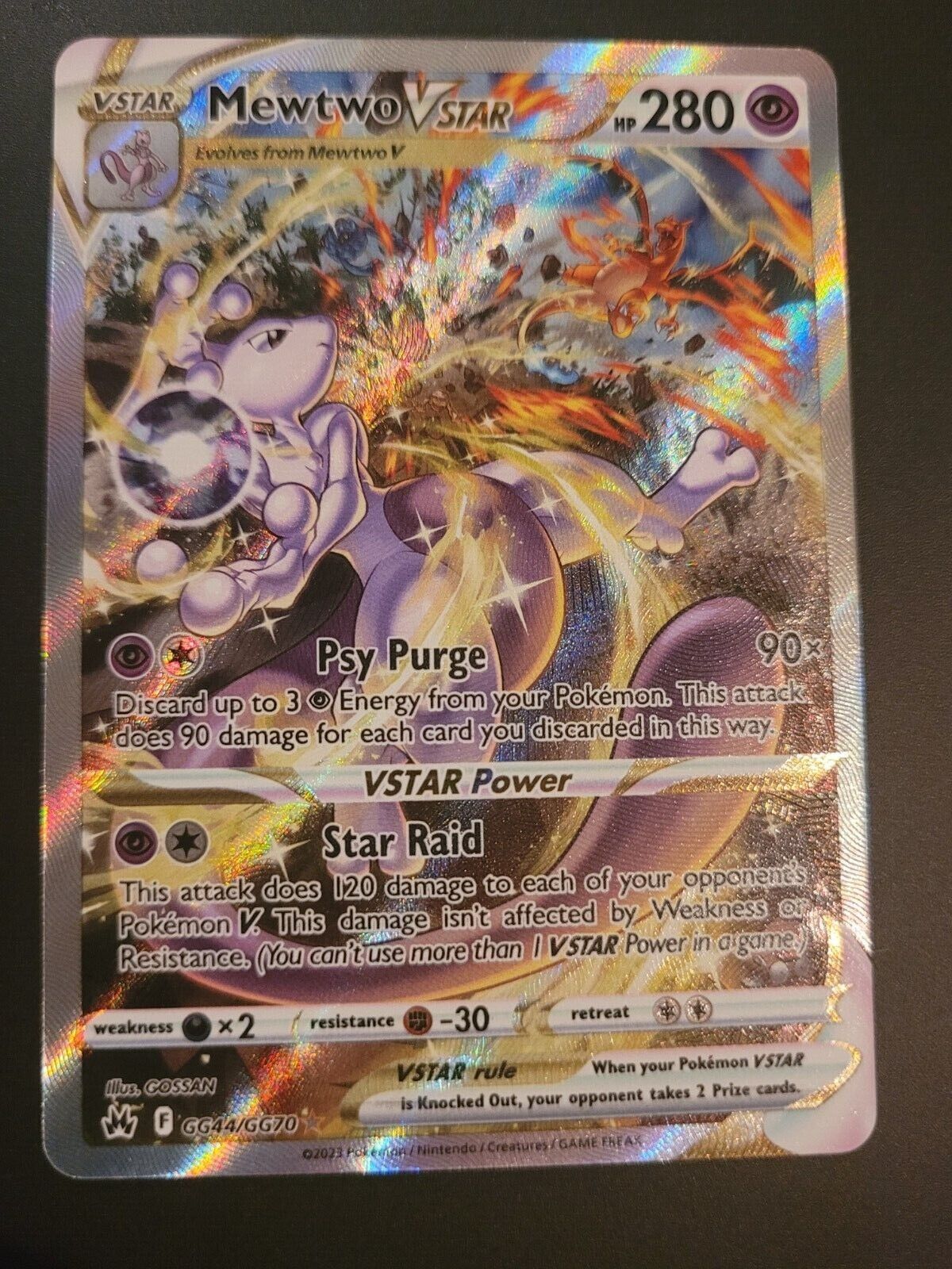 Mewtwo VSTAR 2023 Crown Zenith Galarian Gallery #GG44/GG70 Price