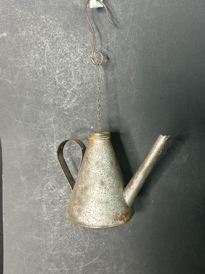 Vintage Adler Öllampe Eisenbahn Bergleute Metall Fackellampe 7'' hoch