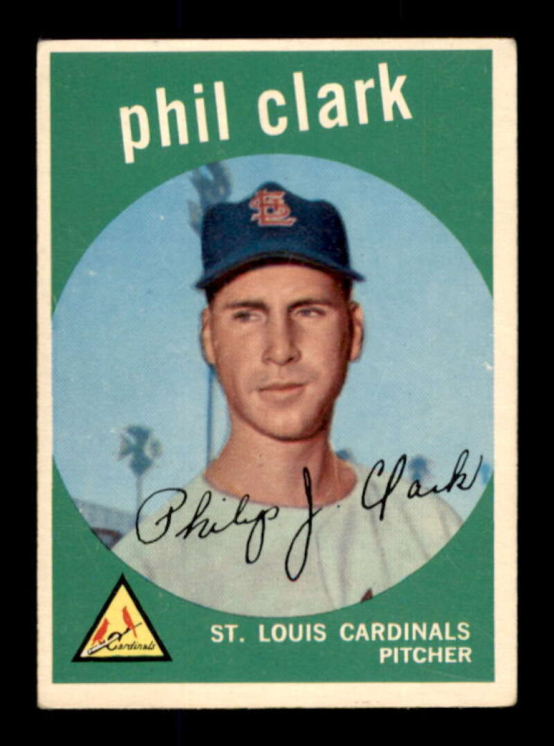 にこ 1959 Topps #454 Phil Clark VG/VGEX Cardinals 247579 | eBay