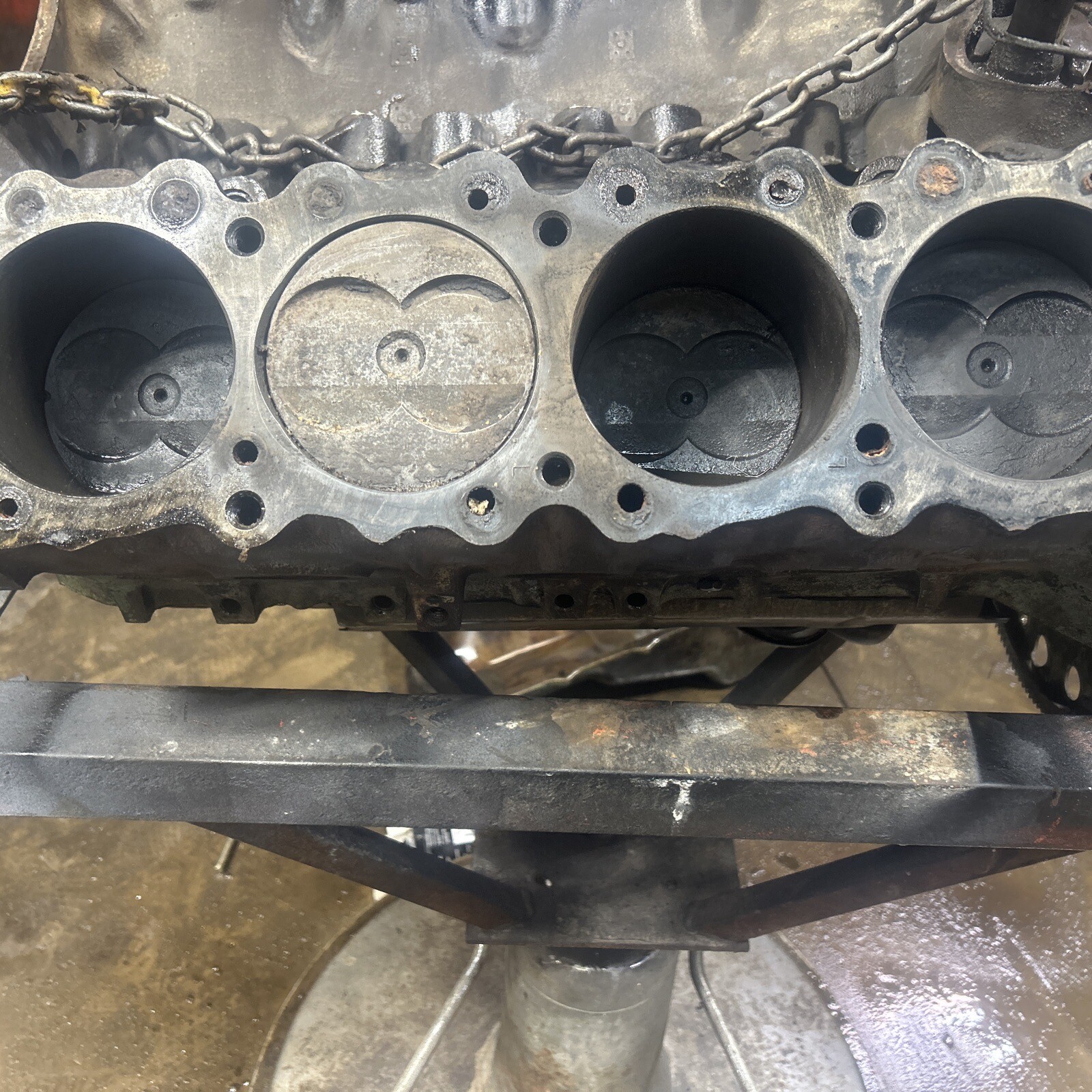 pontiac 400 engine block Crankshaft Camshaft Rods Pistons Lifters And Pan eBay