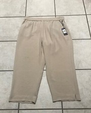 NWT size "14" TOMMY HILFIGER WOMAN'S CROSSWISE CRINKLES KHAHI PULL-ON PANTS 89