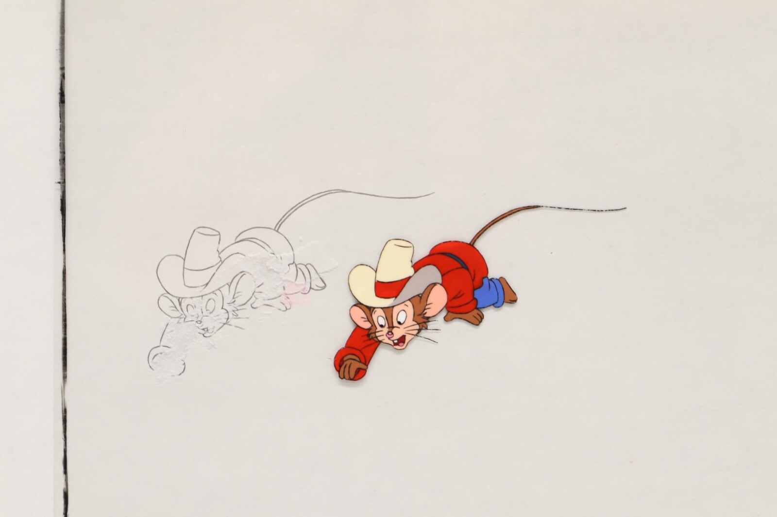 An American Tail: Fievel Goes West Animation Production Cel & Sketch ...