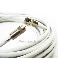 50ft COMMSCOPE RG6 COAX MADE IN USA 3GHZ UL ETL RATED HD SATELLITE TV CABLE WIRE