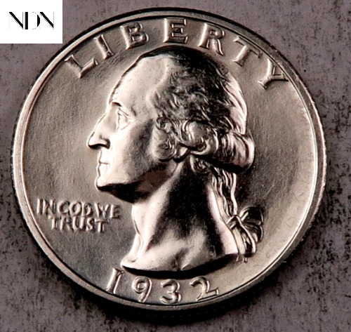 1932 Washington Quarter - Gem BU - 90% Silver