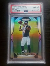 Deshaun Watson 2017 Panini Prizm SILVER Refractor RC #279 - PSA 10 GEM MT TEXANS