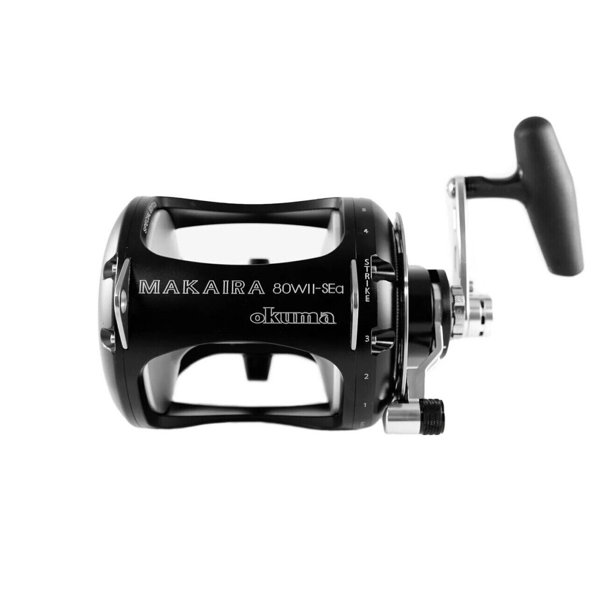 MAKOKARA OKUMA MAKAIRA 80 SEA BLACK REEL 3.1:1 & 1.2:1 GEAR RATIO MK