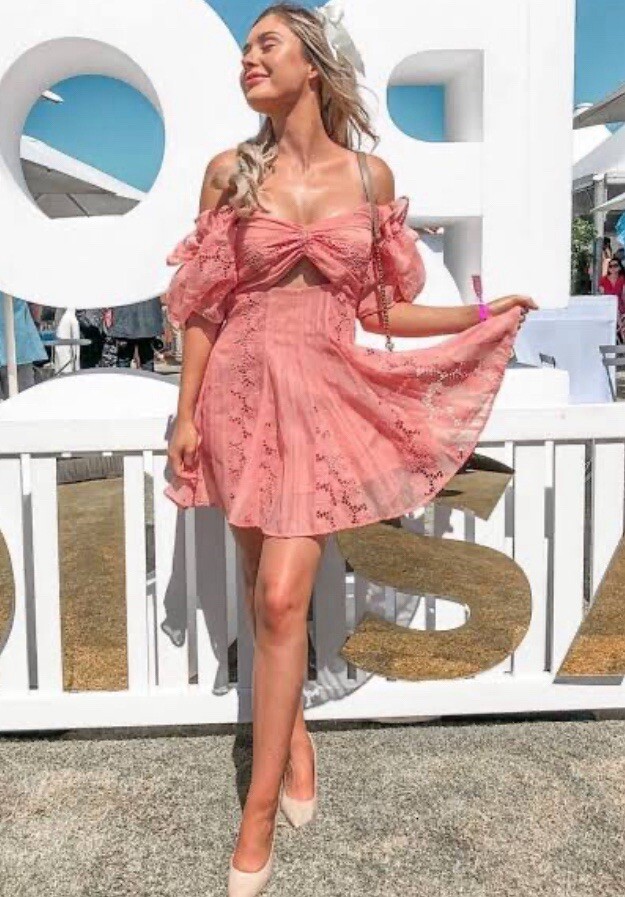 open lace back dress Sweet Little Mystery Mini Dress  Mulaner