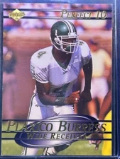 2000 Collector's Edge Supreme - Plaxico Burress #2 Perfect 10 Spartans Rookie