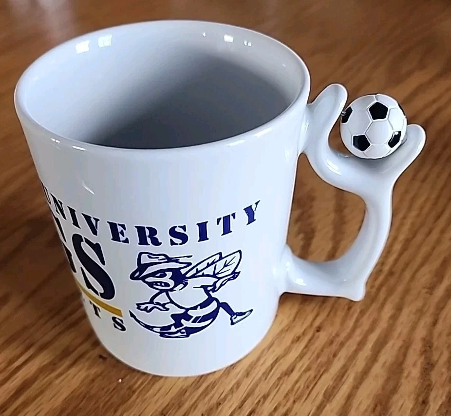 Billings Montana State Chaquetas Amarillas Fútbol Spinners Taza Cerámica Taza de Café Foto 3 de 4