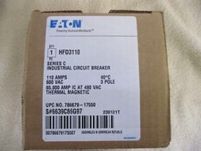 NIB EATON 110A Circuit Breaker HFD3110