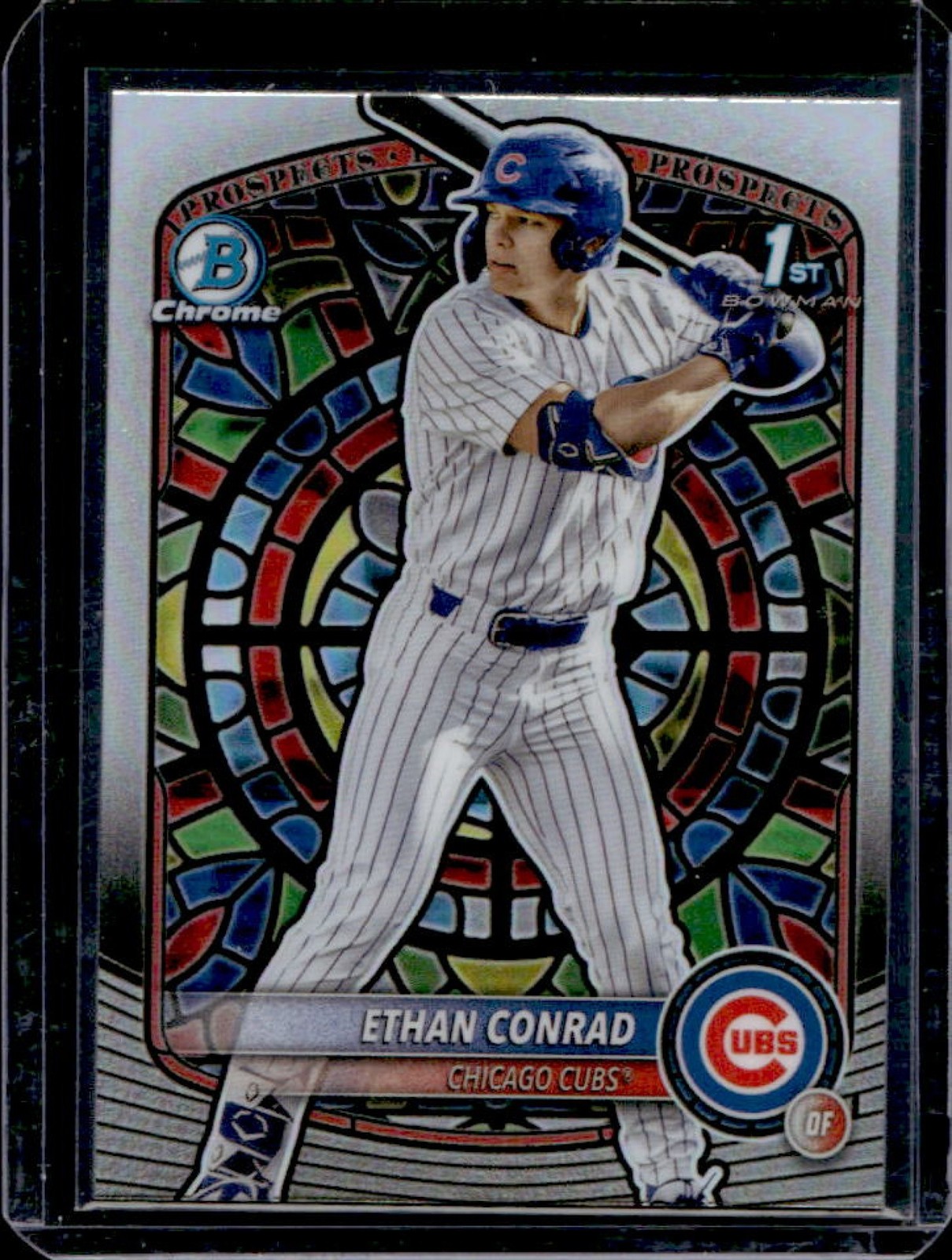2025 Bowman Draft Ethan Conrad Chrome Etched In Glass Variation SSP 1st #BDC-17