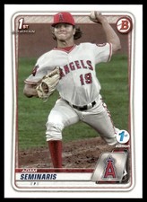 2020 Bowman Draft 1st Edition Adam Seminaris #BD-163 Los Angeles Angels