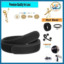 Hook Liner Inner Belt for Duty Belt 1.5” Tactical Black Nylon Unisex M