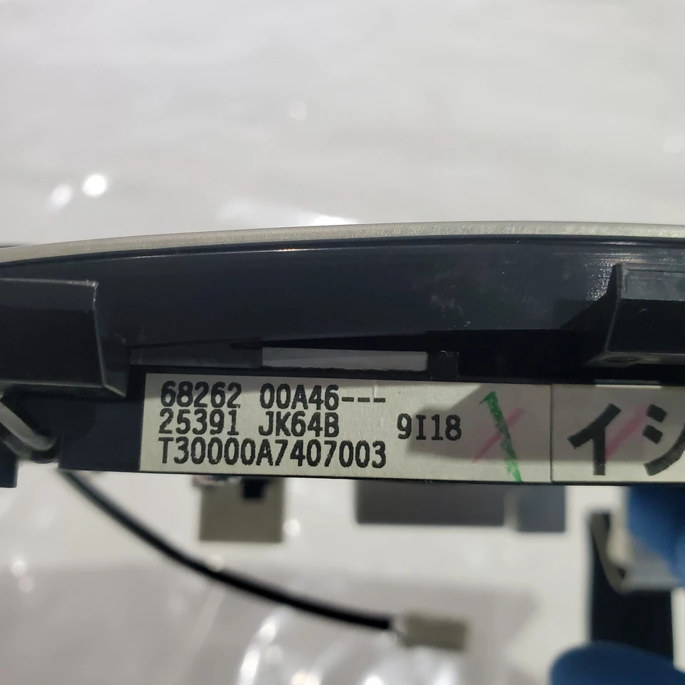 2007-2009 Infiniti G35 G37 Nav Radio Clock & Climate Control Faceplate Panel OEM - Image 4 of 4