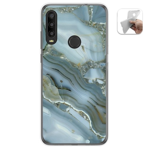 Housse En Gel TPU Pour Alcatel 1SE 2020 Design Marbre 09 Dessins