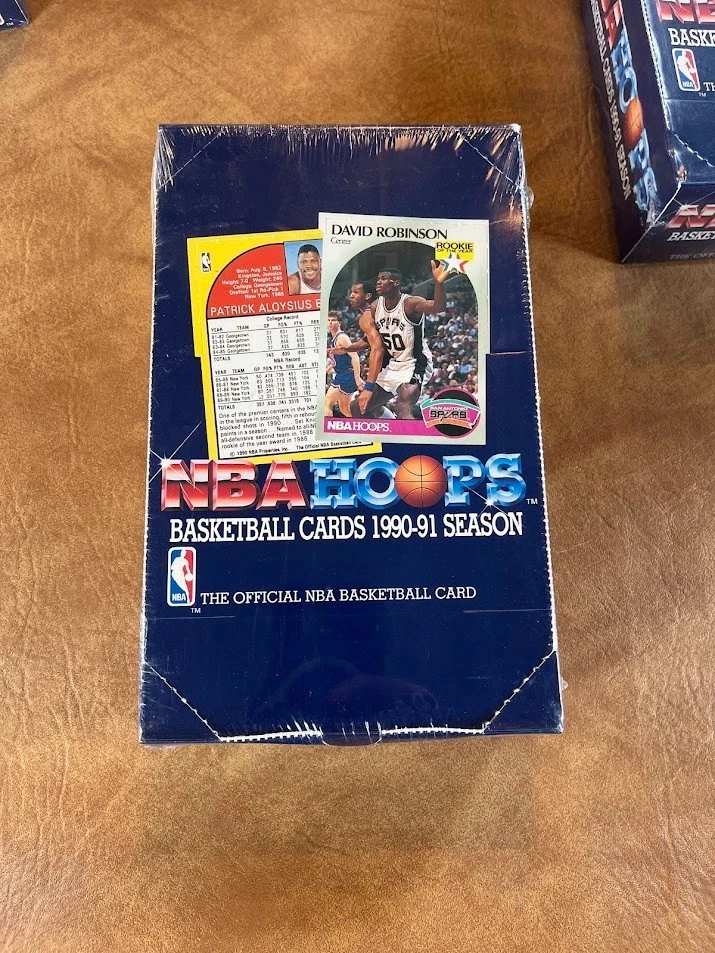 1990-91 NBA Hoops Series 1 Box 36 Packs Factory Sealed Jordan Menendez Brothers - Image 4 of 4