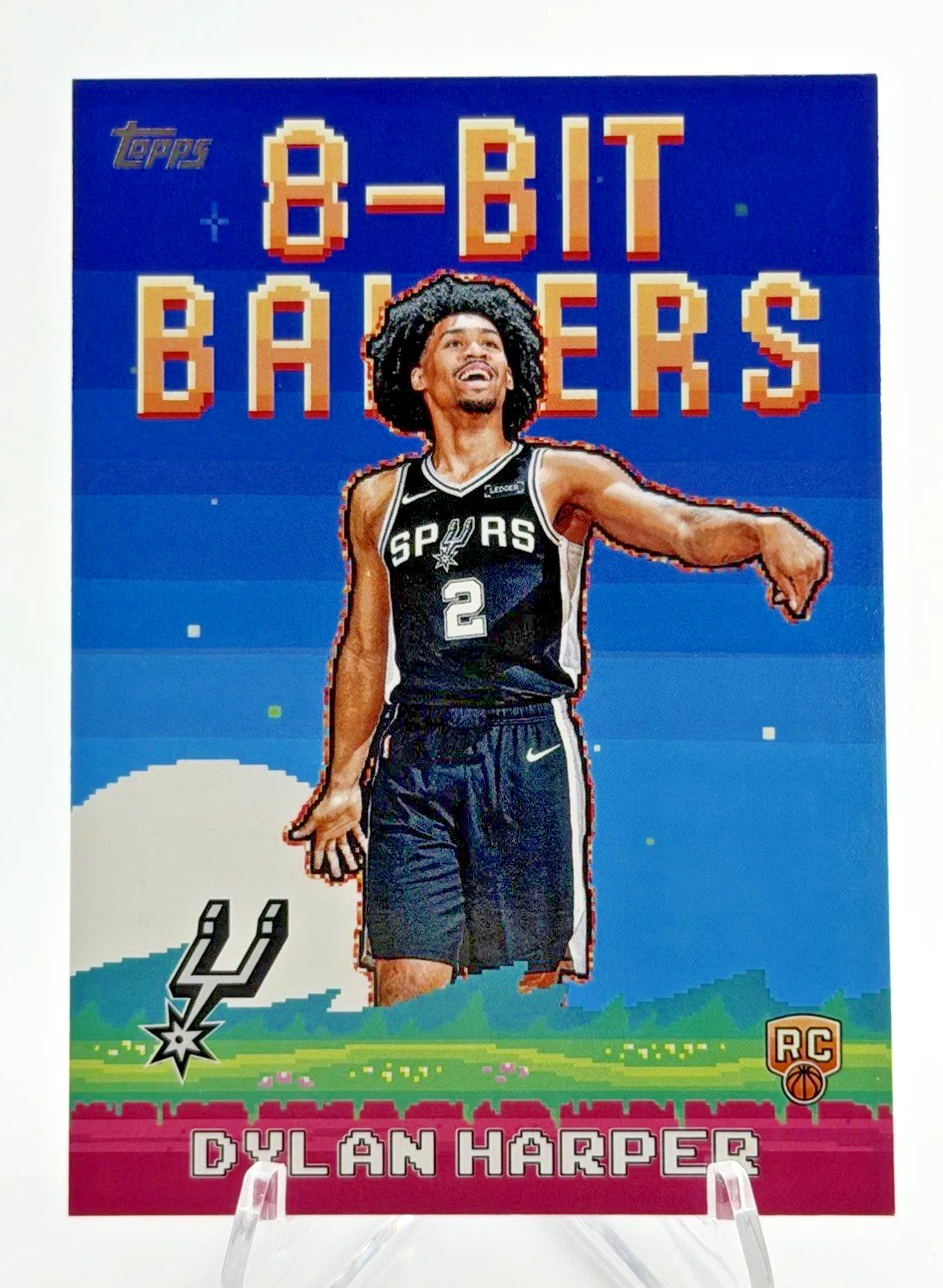 2025-26 Topps - 8-Bit Ballers Dylan Harper Rookie #8B-32 (RC) San Antonio Spurs