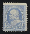 CKStamps: US Stamps Collection Scott#246 1c Franklin Mint NH OG