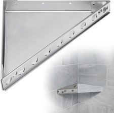 Floating Corner Shower Bench Kit - Custom Corner Shower Seat for Bathroom Remode