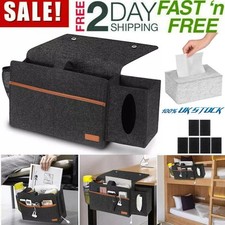 Felt Bedside Storage Organizer Bed Desk Bag Sofa TV Remote Control Bed Holder