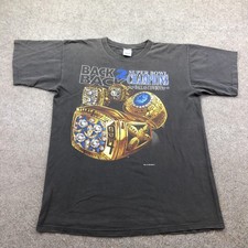 Vintage Dallas Cowboys Shirt Mens Medium Black NFL Football Super Bowl Salem 90s
