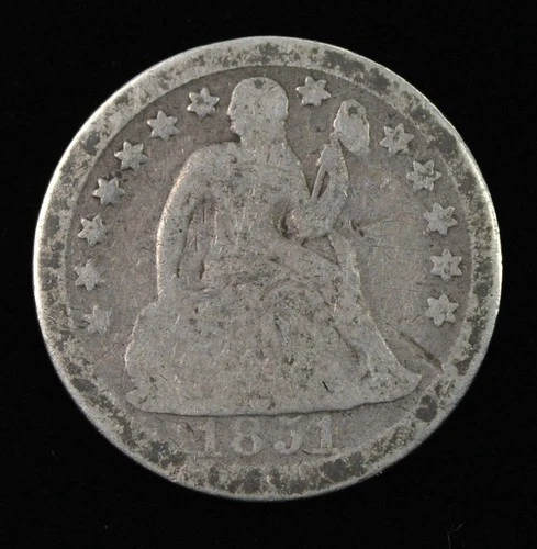 1851-P Seated Liberty Dime — photo from the most recent tracked eBay sale