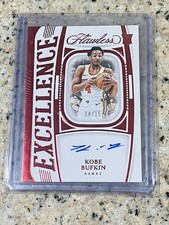 2023-24 Panini Flawless Excellence Signatures Kobe Bufkin Rookie Auto /15 RC Red