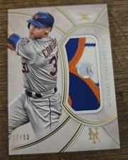 2018 Topps Definitive Michael Conforto Jumbo Relic Patch #/50 Mets